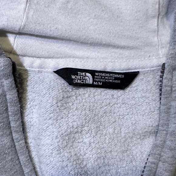 The North Face Heather Gray Zip Up Hoodie - Unisex - Picture 8 of 10